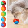 Puppy Teething Toy Dog Food Leakage Chew Ball Bite Resistant Pet Treat Dispensing Indestructible Squeaky Interactive Boredom Enrichment