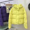 Winter Bud Hat Down Cotton-padded Jacket Women's Short Loose Thick Bread-padded Jacket