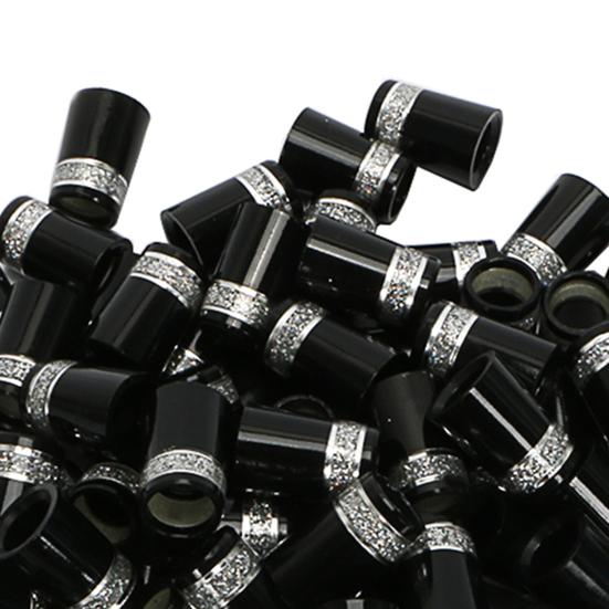 10Pcs Tough Golf Ferrule Lightweight Compact Glitter Design Golf Iron Ferrule for Sport