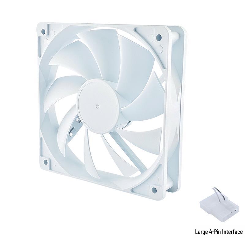 Silent LED 120mm 4-Pin Chassis Cooling Fan