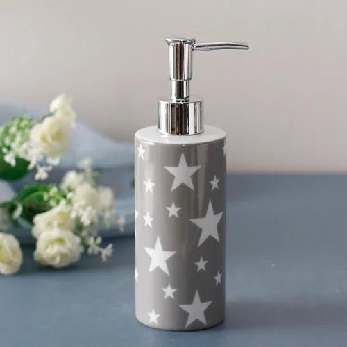 

Аксессуары для ванной комнаты Простая керамическая бутылка для лосьона Креативная упаковка моющего средства Бутылка для дезинфекции рук Дозатор для мыла