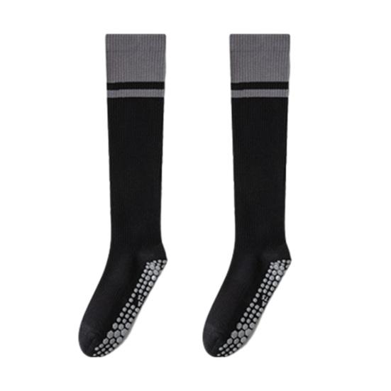 

Women Yoga Socks Sports Compression Socks Soft Cotton Knee High Socks with Anti-Slip Grips for Dance Pilates Workout чорний