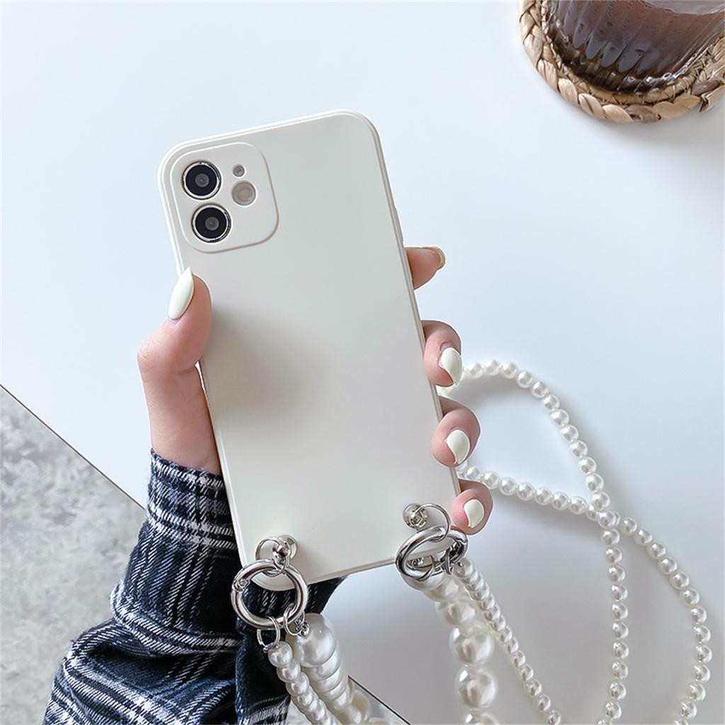 Мода Жемчужные браслеты Цепочка с ремешком Ремешок Чехол для телефона ...