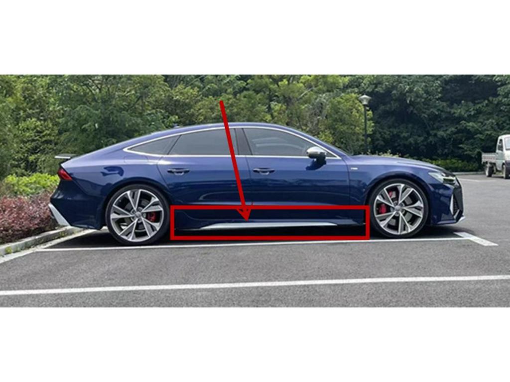 Compatible RS7 Body Kit for A7 A7L: Front/Rear Bumpers, Rear Lip, Tailpipes (Years 19-22)