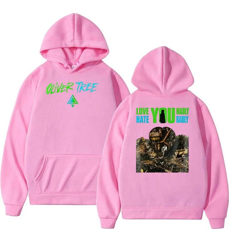 Oliver Tree “Love You Madly Hate You Badly” World Tour 2026 hoodie Men's Women Hip Hop Vintage pullover Sweatshirts Streetwear