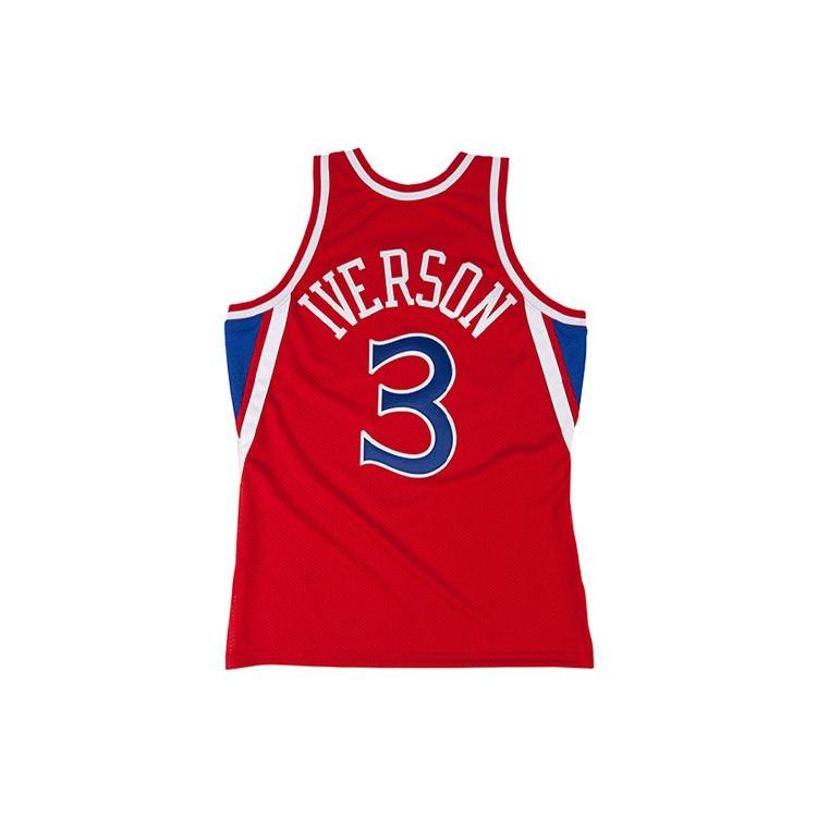 Mitchell & Ness X NBA Philadelphia 76ers 1996-97 Road Swingman Jerseys 'Allen Iverson 3' Men's AJY4CP19161-P76SCAR96AIV