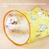 Tunnel Bag Toy With Crinkle Paper And Hanging Mouse, Interactive Hideout Play For Indoor Cats