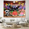Custom Name Bing Print Tapestry, Backdrop, Easy Setup, Ideal for Bedroom, Office & Living Room, with Aesthetic Wall Hanging Decor.
