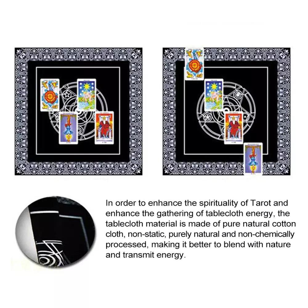49x49cm Astrological Tarot Tablecloth Tarot Card Cloth Altar Tarot Cloth Tarot Card Mat