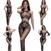 Japan Korea Style Fishnet Sex Clothing Bodysuit Sexy Women Underwear Bodystocking Open Crotch Plus Size Lingerie Erotic Costumes