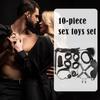 Plush SM Set Adult Premium BDSM Bondage Kit for Couples with Handcuffs Blindfold Sensual Sex Games Adult Erotic Accessories