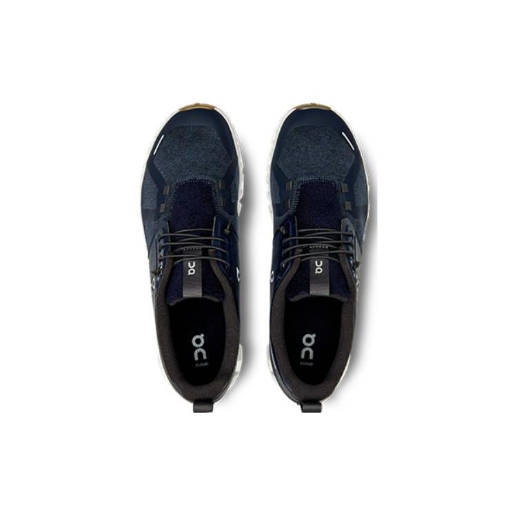 On Running Cloud 5 Terry Midnight White Men Sneakers 3MD30220692