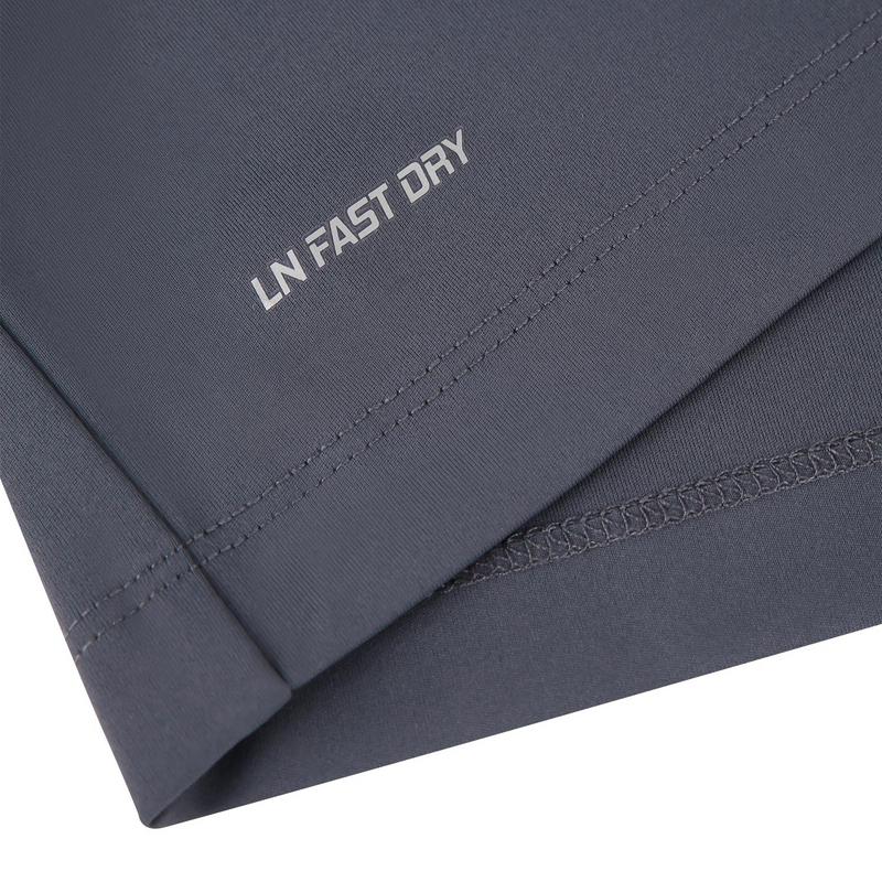 Li-Ning Casual Fashion Commuting Solid Color Breathable Short Sleeve Polo Shirt Women Tops Cold-Sand-Black APLW246-7