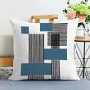 Home Decor Abstract Geometric Pattern Digital Printing Cushion Cover Sofa Bedroom Car Pillow Cover
