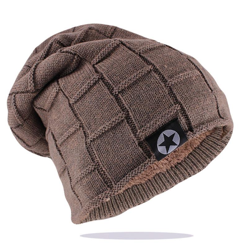 Mütze Weiche Unisex-Beanie-Mütze aus gestrickter Wolle, warme Wintermütze, dicke, weiche Stretch-Mütze für Damen und Herren, modische Skullies und Beanie