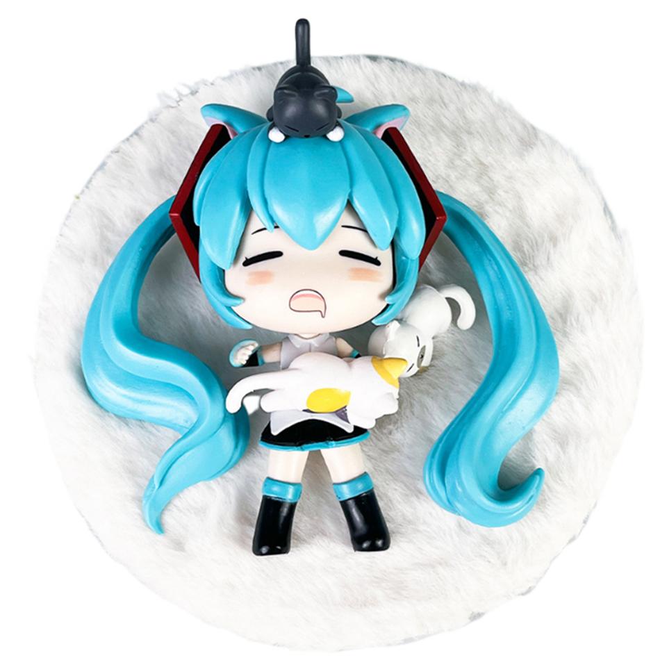 Little Devil Hatsune Miku Handled Little Raccoon Hatsune Miku Anime Dark Angel Animation Peripheral Desktop Cute Ornaments