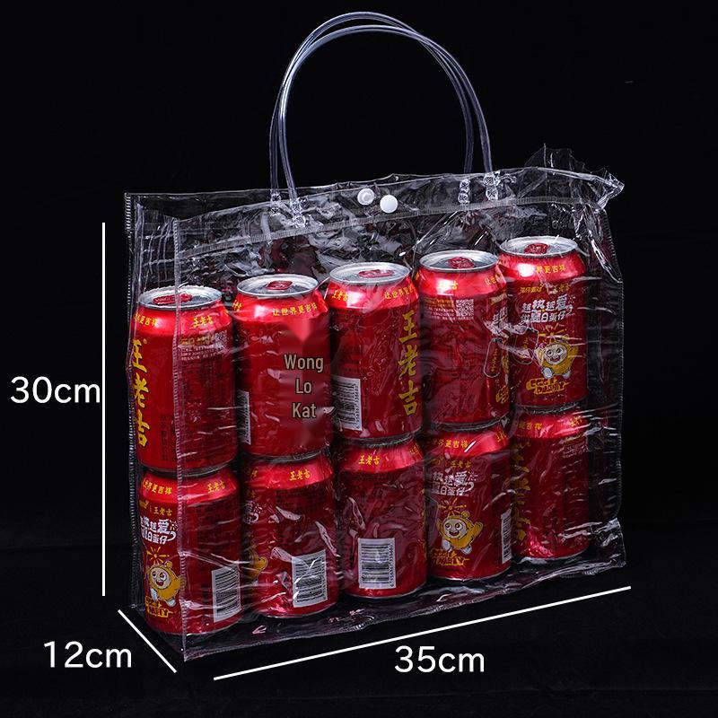 Transparent PVC Tote Bag - Customizable Gift Favor Bag
