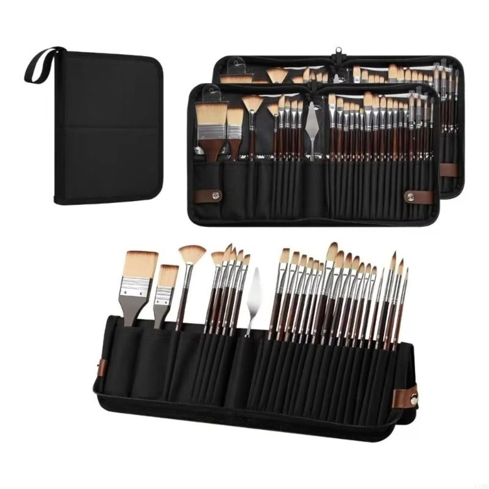 26pcs With Pen Curtain Art Painting Tool Set Art Kit Gouache Painting Brush  Art Supplies