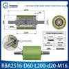 Polyurethane Coated Idler Wheel with Double Head Toothed Belt and Threaded Shaft for Non-Powered Conveyor Systems.