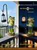 Solar-Powered Cute Frog Garden Lamp: Outdoor Decor for Courtyard, Balcony, Terrace, and Landscaping