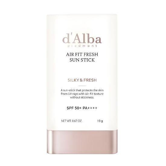 d Alba Air Fit Fresh Sun Stick SPF50+ PA++++ Lightweight UV Protection Sunscreen Stick 19g