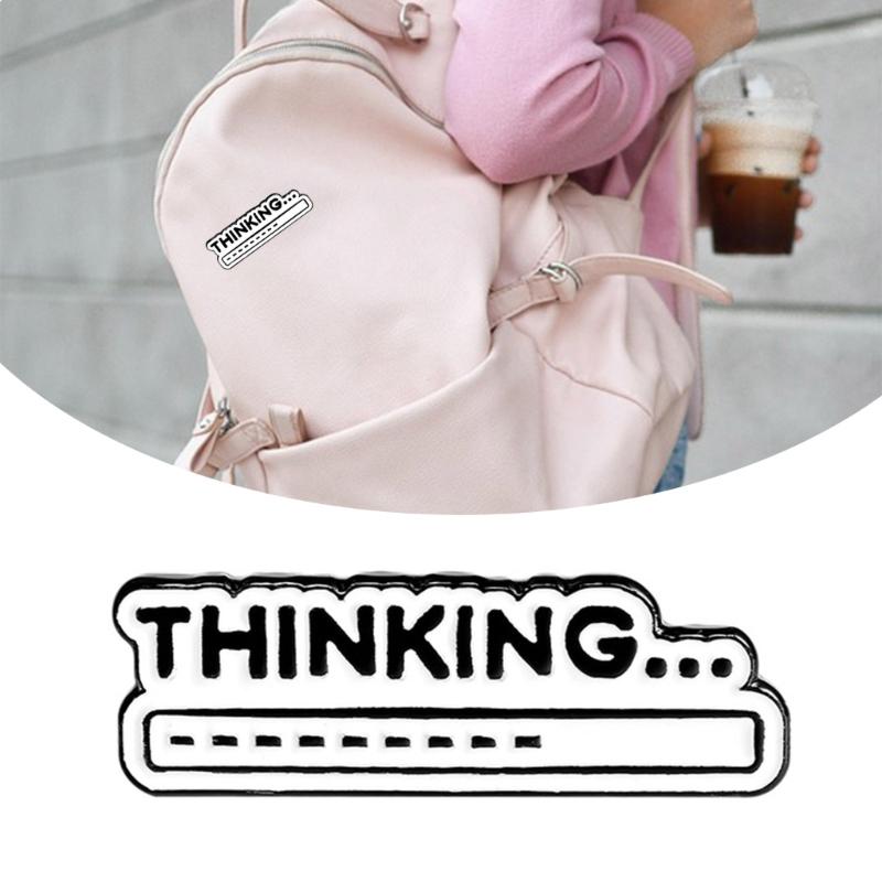 Modern Progress Bar Brooch Portable Accessory for Campus Activities And Social Occasions With A Secure Pin Back