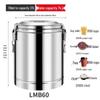 JINGRX 304 Stainless Steel Insulated Food/Soup Container