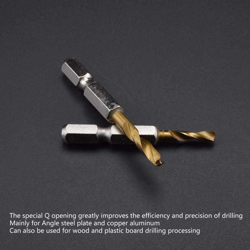 Hexagonal Handle HSS Spiral Drill Bit Achieve Fast and Precise Drilling in Various Materials Twist Drill Bit Replacement