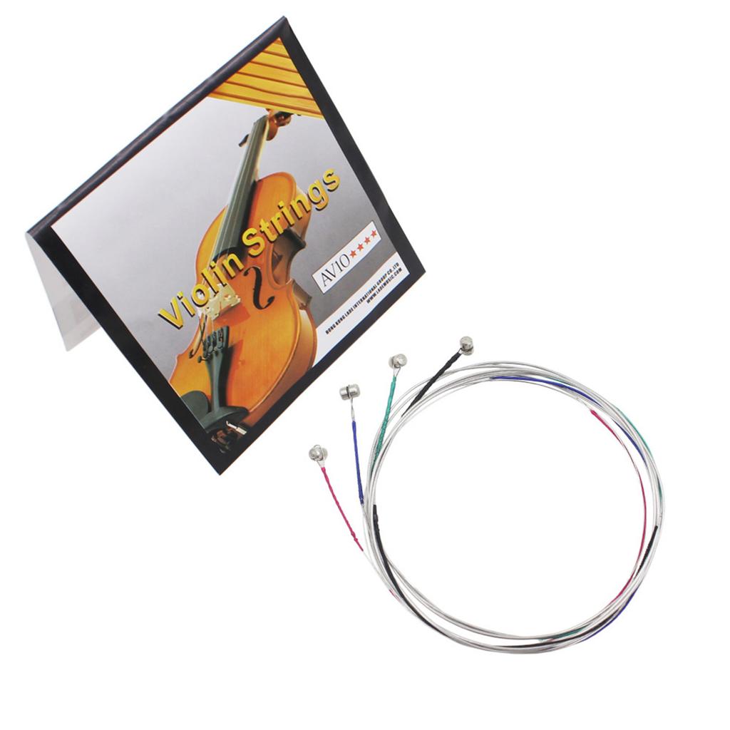 4 4 Full Size Acoustic EQ Electric Violin Fiddle Kit Solid Wood Spruce Face Board with Bow Hard Case Shoulder Rest