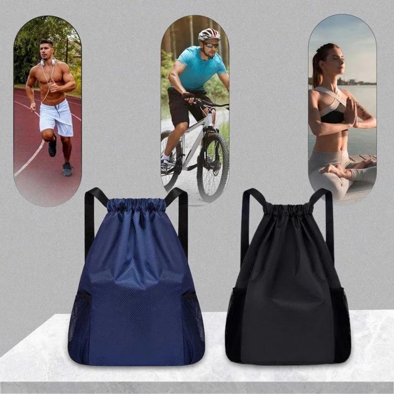 Lehký batoh Kapsa na stahovací šňůrku Velkokapacitní basketbalová taška Sportovní taška na trénink Fitness taška na běhání Unisex