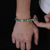 Men's Multi-color String Bead Luxury Hand Bracelet with a Sophisticated and Upscale Feel