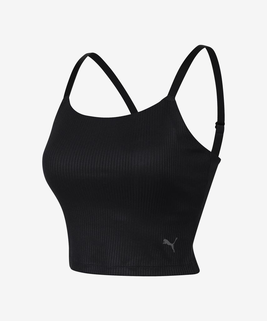 PUMA BODYWEAR [3-Pack] Women'S Drycell Ribbed Crop Bra Top