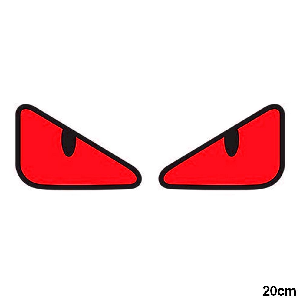 2Pcs Motorcycle Devil Eye Sticker Waterproof Helmet Sticker for Motorbike Car Window Body Decoration Stickers Decals Vinyl