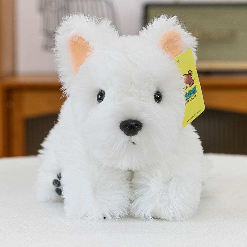 

Белый вест-хайленд-терьер Плюшевая игрушка Мягкая игрушка Коротковорсовый Мягкий материал Кукла Дети 30cm