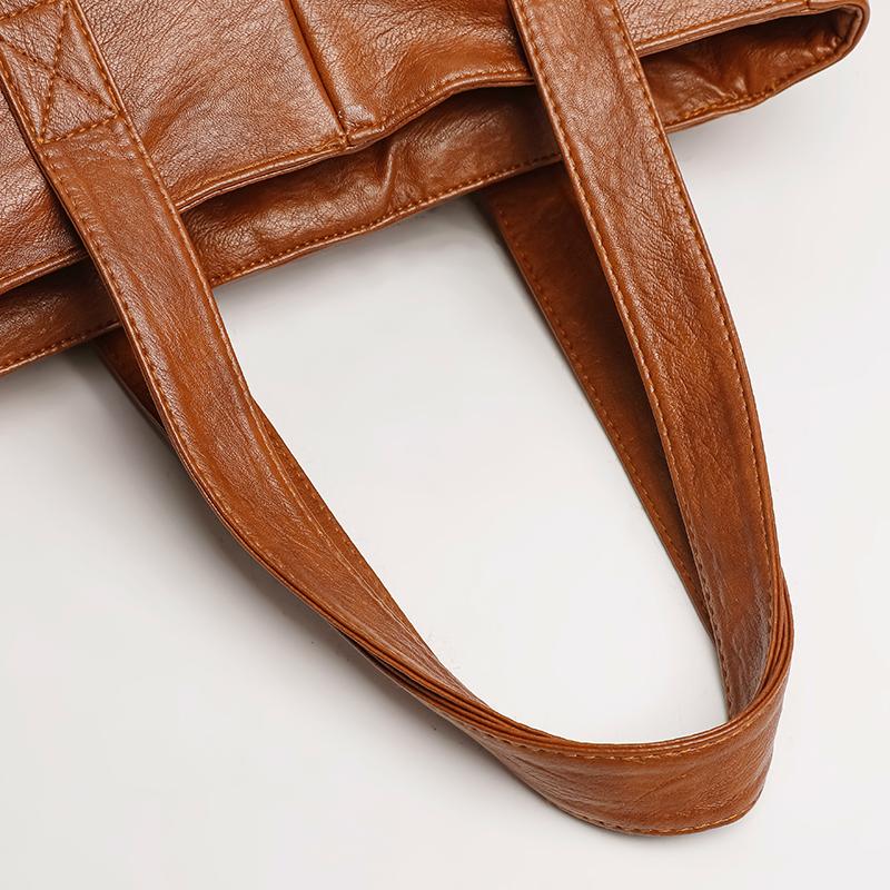 Commuter Large Capacity Tote Bag Women's Crossbody Bag Vintage Shoulder Bag