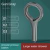 Universal Interface Pressurized Shower Head Supercharged High Pressure Shower Spray Nozzle Large Discharge Water Saving