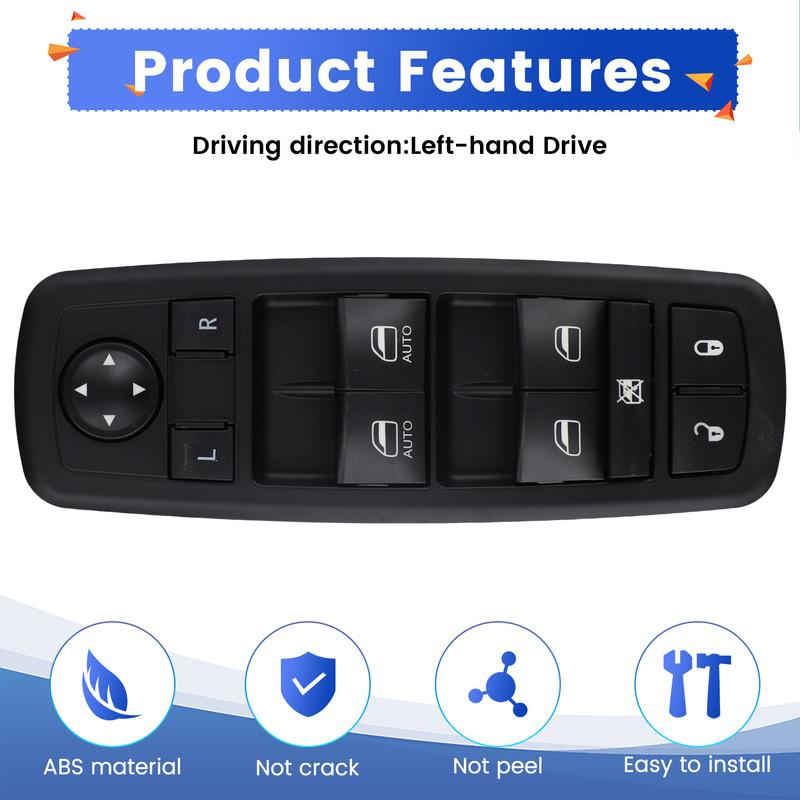 68086693AC Car Window Glass Lift Switch Window Control Button For Dodge Durango 2011-2013 LHD