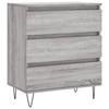 VidaXL Buffet Sonoma gris 60x35x70 cm Bois d'ingénierie 827186