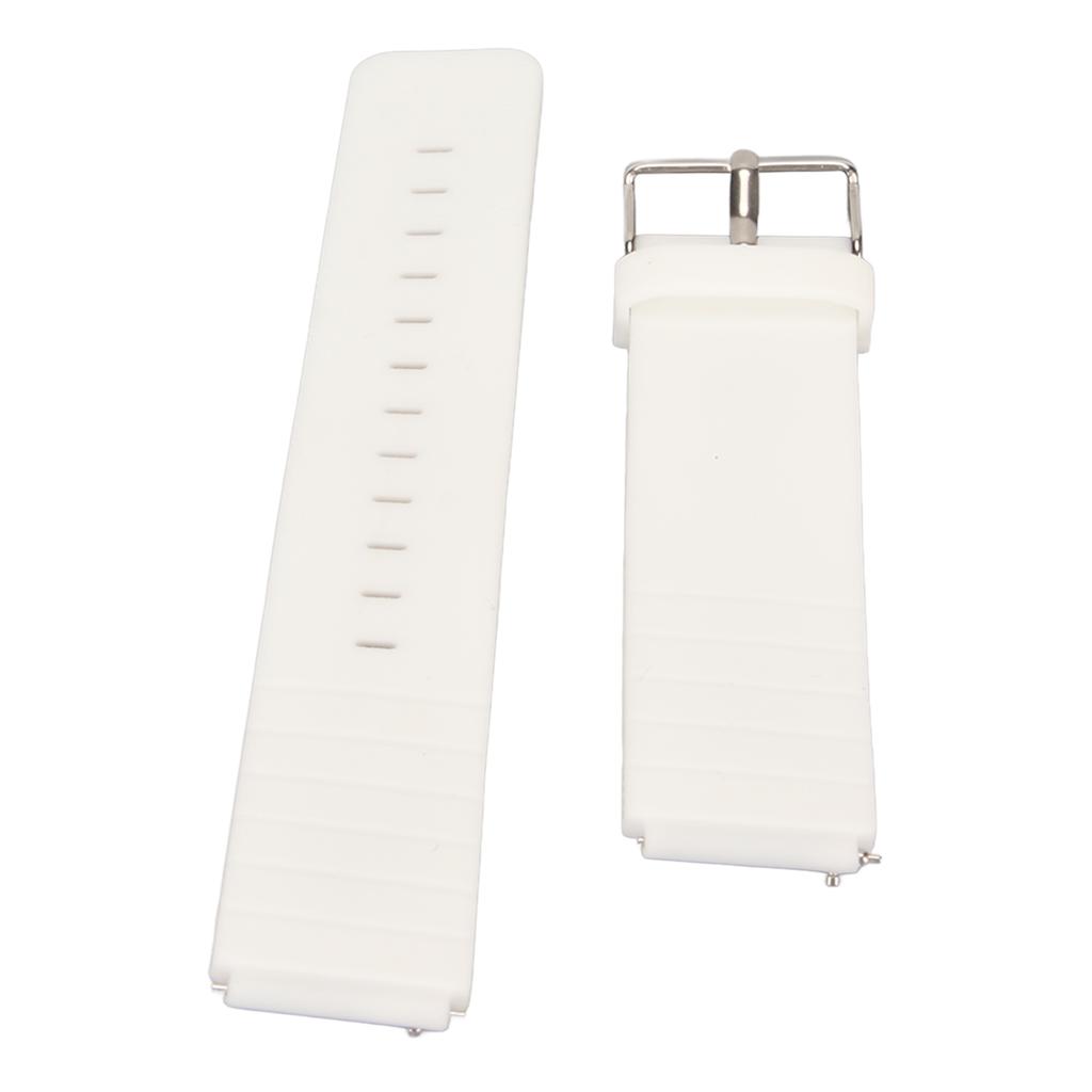 Replacement Wristband Adjustable Soft Quick Release Accessory Watch Wristband Strap for T1 White