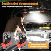 Super Bright LED Flashlight Magnetic Work Light Rechargeable Underhood Work Lamp Bar Built-in Battery for Car Repair Outdoor