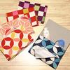 Checkered Tissue Tissue Case In Red and Made In High-quality Pouch/pocket White, 100% Cotton, Japan, Lightweight, Portable, Japanese-style, HK-1804