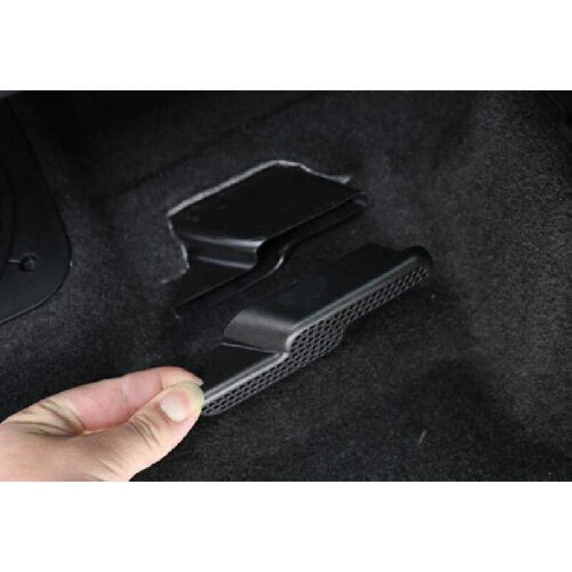 2PCS Fit For BMW X1 F48 2016~2021 Below L&R Air Outlet Vent Trim ABS Black Seat