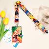 Anime Movie Dragon Ball Lanyard Keys Neck Strap Card Badge Gym Key Chain Lanyard Key Holder DIY Hang Rope Keyrings