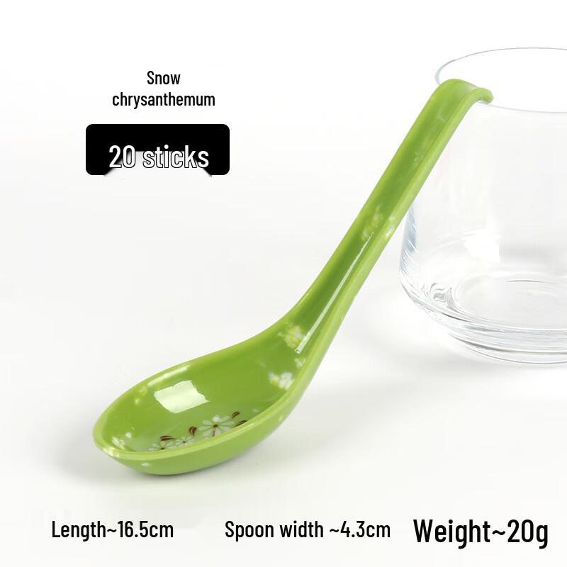 Colorful Plastic Melamine Hook Spoons