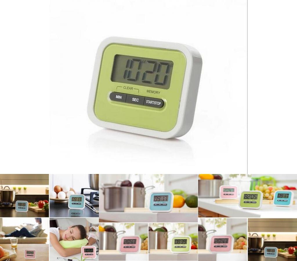 Ultra Stylish Magnetic Digital Lcd Kitchen Timer With Fashionable Design For Kitchens