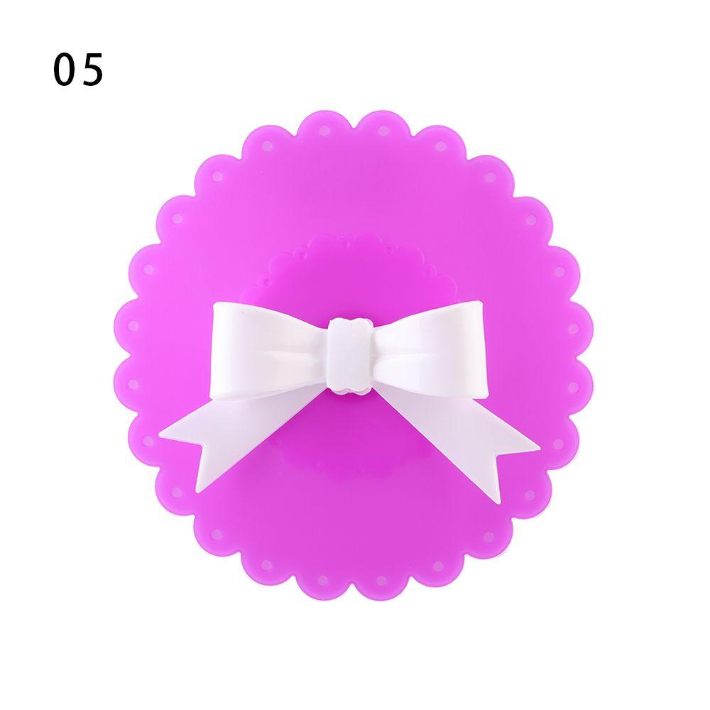 

Многоразовые детали для напитков, защита от пыли, крышка для чашки чая, кофе, герметичная силиконовая кружевная крышка с бантом 5