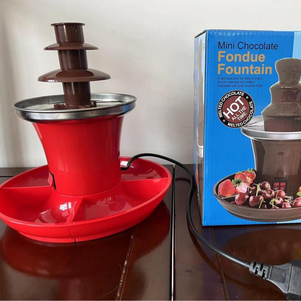 Mini Chocolate Fountain Machine for Home Use - DIY Heating and Melting Tower