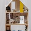 Miniature Cabinet 1:12 Scale Wooden Glass Mini House Cabinet Small Display Decorative Furniture Furniture
