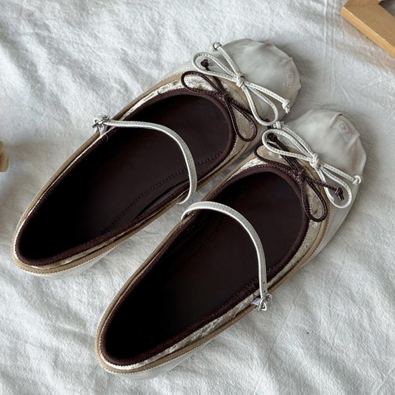 Bow Women Mary Jance Shoes Shallow Cozy Sport Shoes Woman's Sandals 2025 Brand New Designer Dress Zapatillas De Mujer