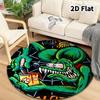 Rat Fink Round Area Rug Carpet Rug For Living Room Bedroom Sofa Playroom Decor Nonslip Floor Mat